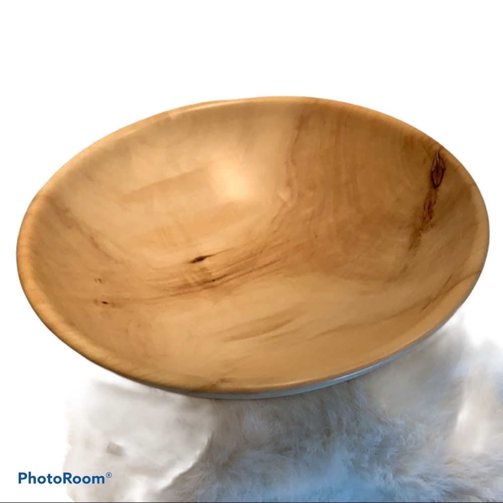 Handcrafted Birch Woodturned Bowl